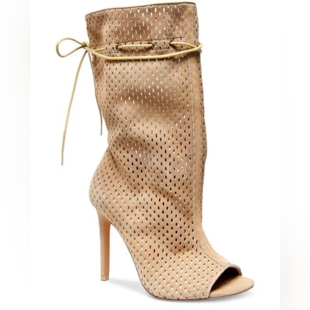 Steve Madden- Forsaken Caged Peep-toe Booties